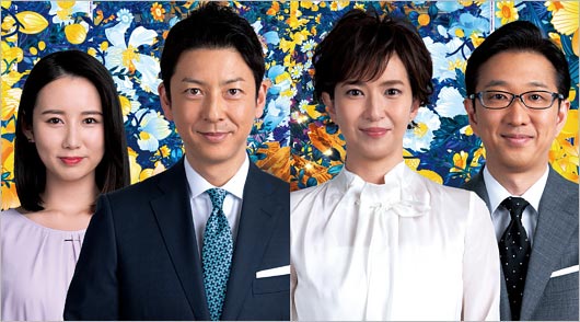 報道ステーションキャスター（森川夕貴・富川悠太・富川悠太・小木逸平）
