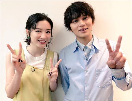 永野芽郁&北村匠海『君は月夜に光り輝く』共演時の画像