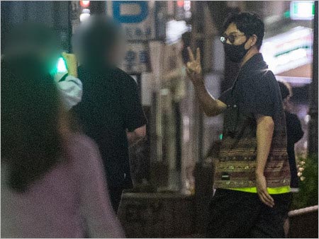 松田龍平が渋谷クラブパーティー参加画像