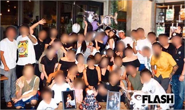 片瀬那奈と彼氏のパーティー画像