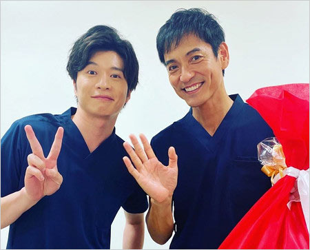 田中圭&沢村一樹『ナイトドクター』共演画像