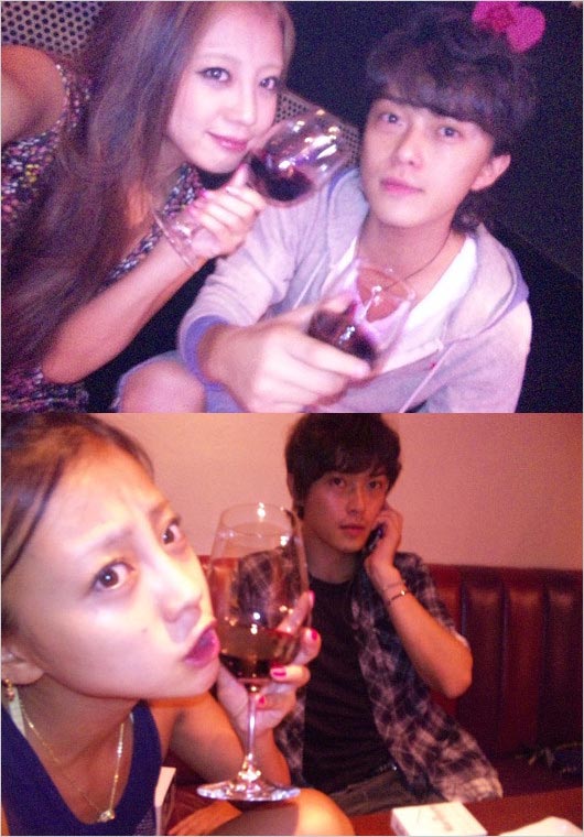 勝地涼&あびる優の密着2ショット画像