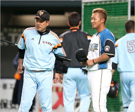 巨人監督・原辰徳&中田翔選手