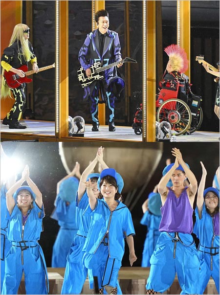 東京パラリンピック開会式の布袋寅泰&はるな愛