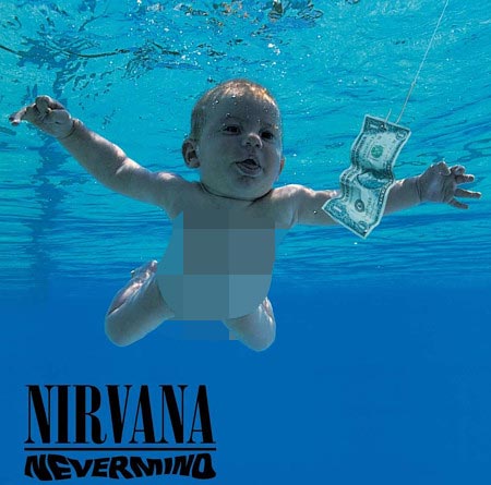 NIRVANA・Nevermindアルバムジャケット画像