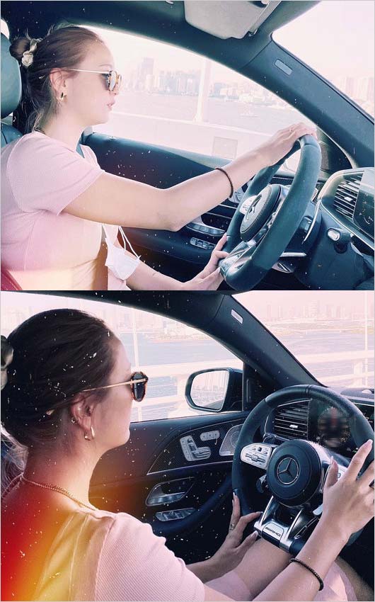 木下優樹菜メルセデスAMG・GLE53運転姿