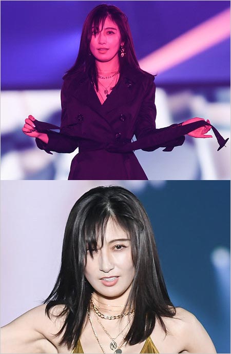 熊田曜子が関西コレクションでビキニ姿披露