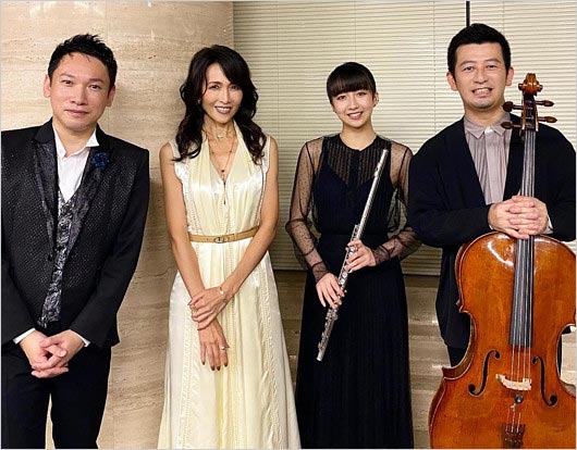 Cocomiと工藤静香が西本願寺音舞台で共演画像