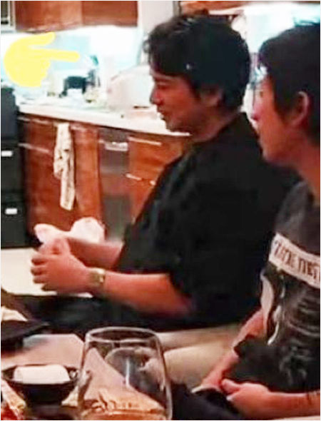 松本潤とワンオクTaka寿司パーティー画像