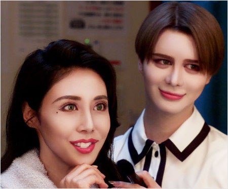 松嶋菜々子マット化メイク後の顔画像