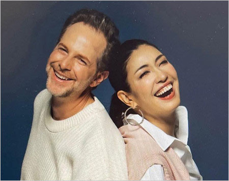 アンミカと旦那テディ（セオドール・ミラー）