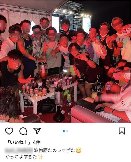 NAMIMONOGATARIのVIP席