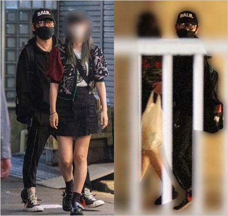 桑原彰と浮気相手の元モデルA子の自宅密会画像