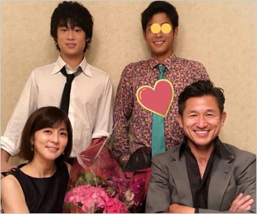 三浦知良ファミリー画像