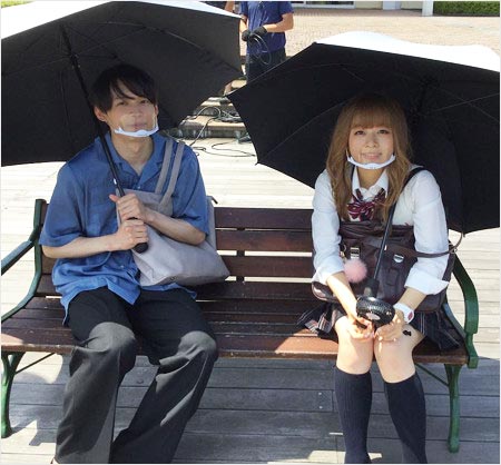 映画『ライアー×ライアー』ストーンズ松村北斗と森七菜メイキング画像