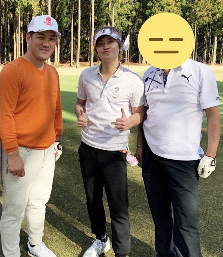 手越祐也と猪苗代湖ボート事故容疑者のゴルフ写真