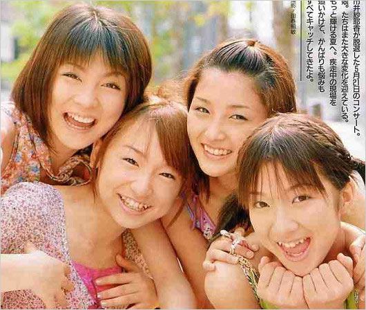 モーニング娘。4期メンバー(吉澤ひとみ・加護亜依・辻希美・石川梨華)