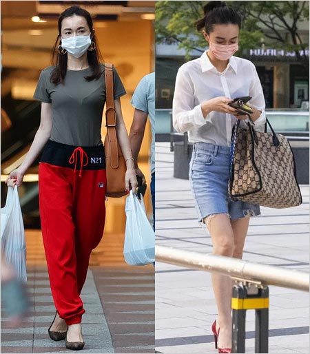 長谷川京子の私服姿