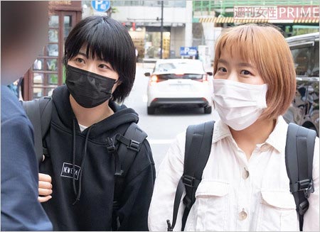 Aマッソ加納愛子&村上愛が結婚、週刊女性の取材画像