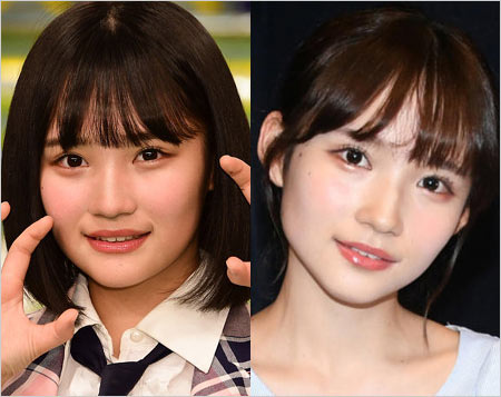 矢作萌夏ダイエット前と後のビフォー・アフター画像