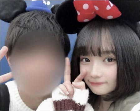 矢作萌夏と元カレ同級生2ショット画像