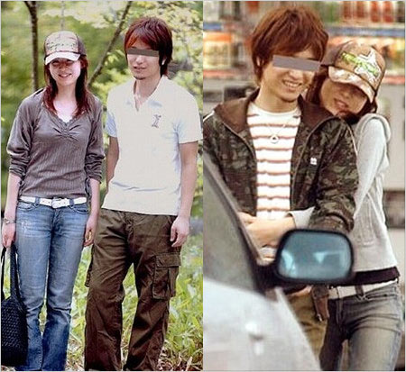 FRIDAYの平井理央アナとプロデューサー夫の画像