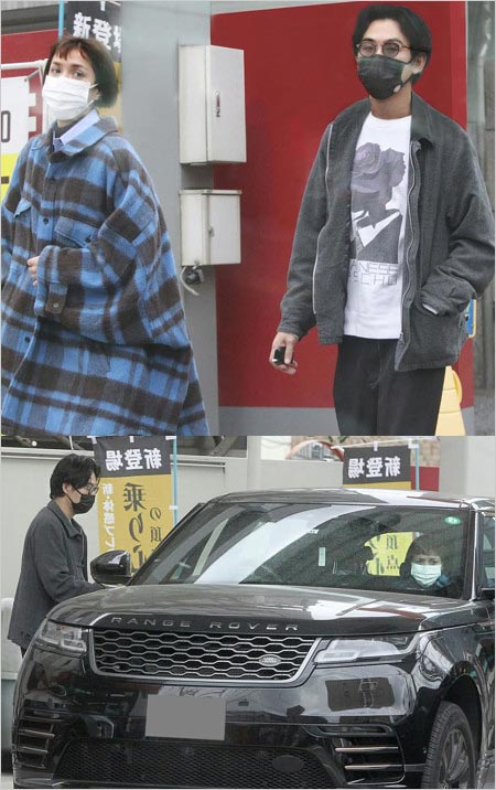 フライデーの松田龍平&モーガン茉愛羅デート画像