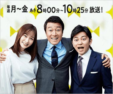 スッキリ司会の加藤浩次・岩田絵里奈アナ・森圭介アナ