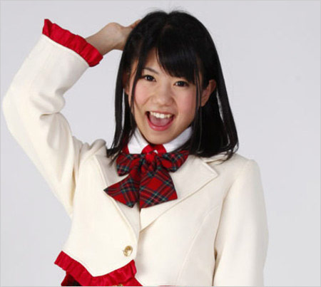 アイドルAKG時代の矢端名結アナ