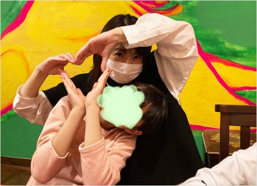 小林麻耶と麗禾ちゃん