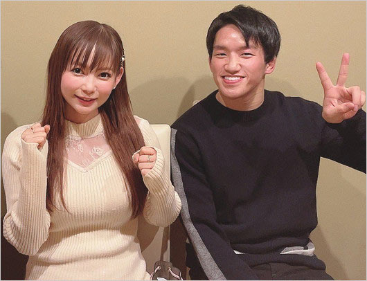 中川翔子と朝倉海選手