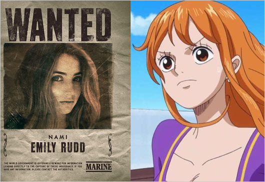 ナミ役エミリー・ラッド 実写版ワンピースキャスト