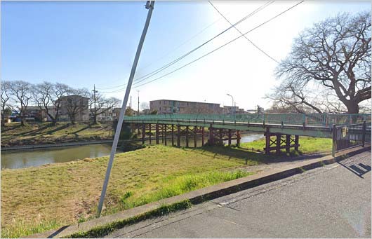 越谷・元荒川出津橋 ボビー・オロゴン人命救助現場の画像