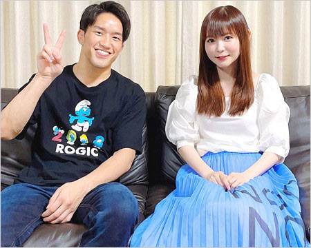 朝倉海選手としょこたん