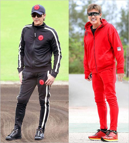 新庄剛志ビックボスの赤ジャージ画像