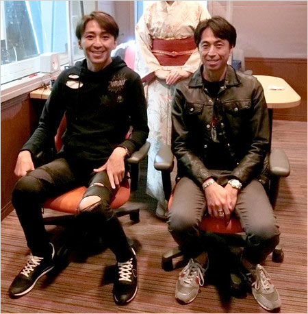 森且行と兄・久典がラジオ番組出演時の画像