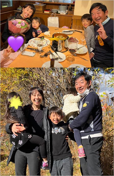 石田純一と妻・東尾理子&子供たちの画像