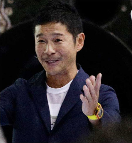 前澤友作社長の高級時計(リシャール・ミル トゥールビヨン RM27-03)