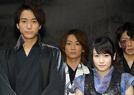 浅香航大&川栄李奈が舞台AZUMI共演時の画像