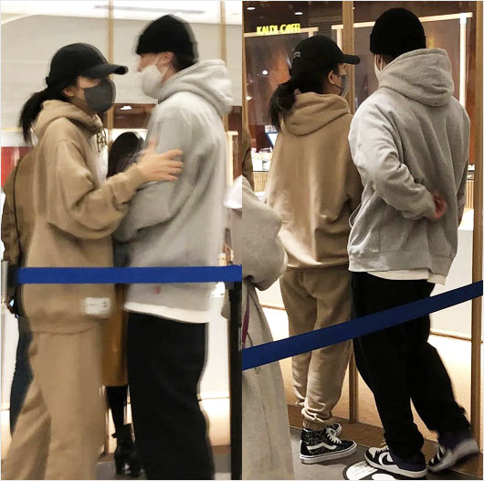 女性セブンの川口春奈と矢地祐介がハグ画像