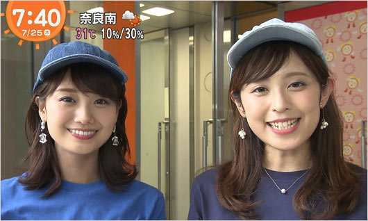 井上清華アナ&クジパン