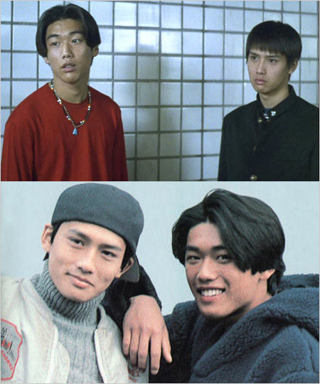 金子賢＆安藤政信『キッズ・リターン』共演時の画像