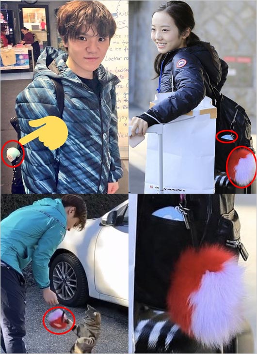 宇野昌磨&本田真凜の交際匂わせ疑惑(ストラップ・ドラえもんのヌイグルミ人形)