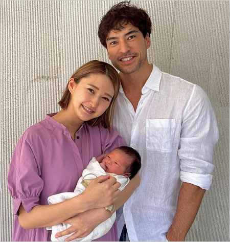 滝クリの弟・滝川ロランと妻・美優&子供の画像