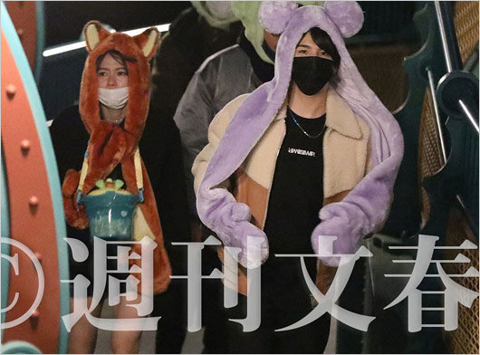 週刊文春の山本舞香と彼氏Hiroのディズニーシー画像