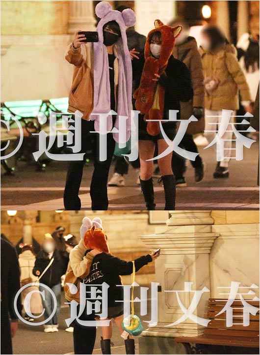 週刊文春のマイファスHiro&山本舞香のディズニーシーデート画像