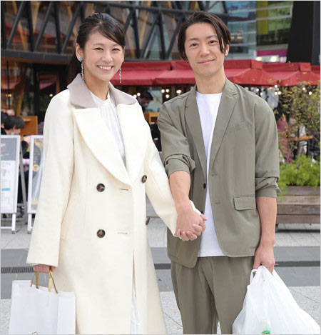 栩原楽人と結婚相手の小阪由佳