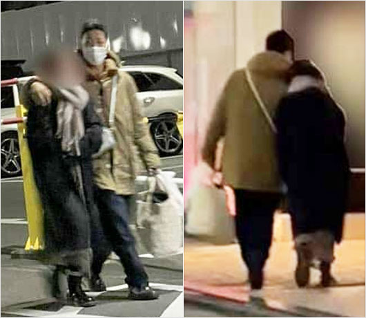 香水の瑛人と新恋人(藤田ニコル似)の週刊誌撮影画像