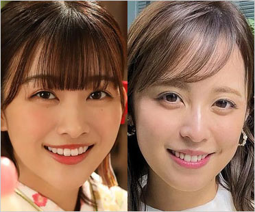 元欅坂46原田葵&久慈暁子アナウンサー