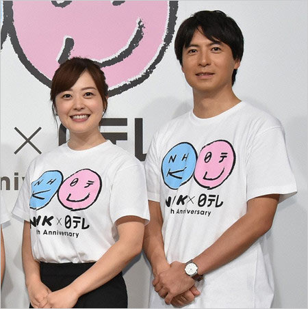 ミトちゃんと桝太一アナウンサー